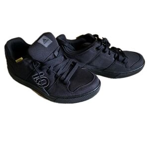 Adidas Freerider Canvas Size12 Men Bike Shoes Black GZ4659 Adidas Black Sneakers